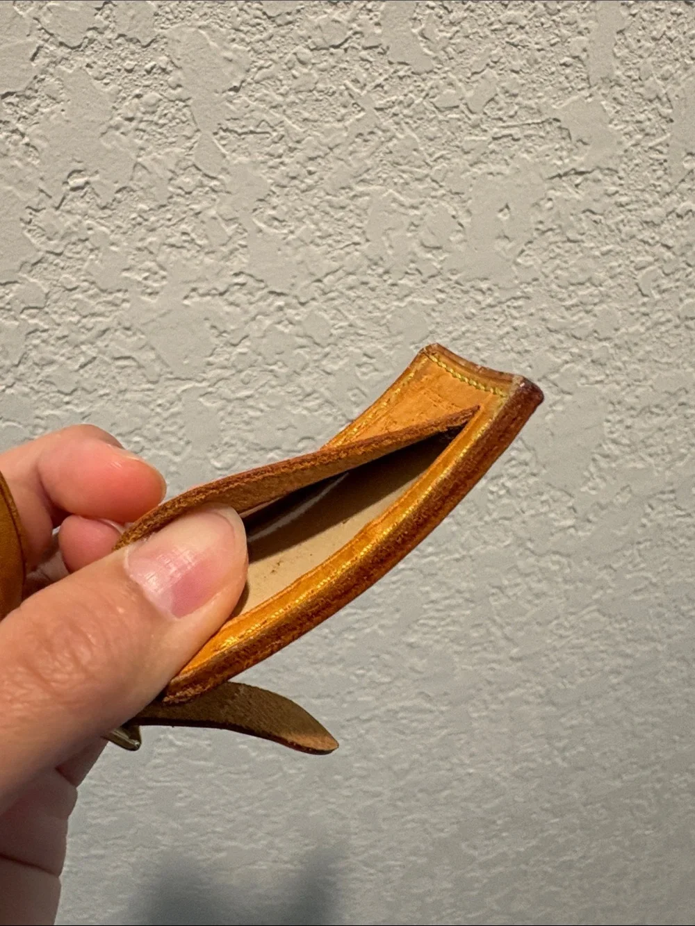 Sold Louis Vuitton Luggage Tag Leather Mini